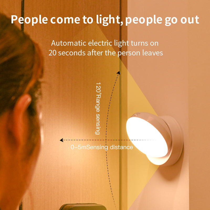 ALNEXA MotionGlow™Rotating Human Body Sensor Light