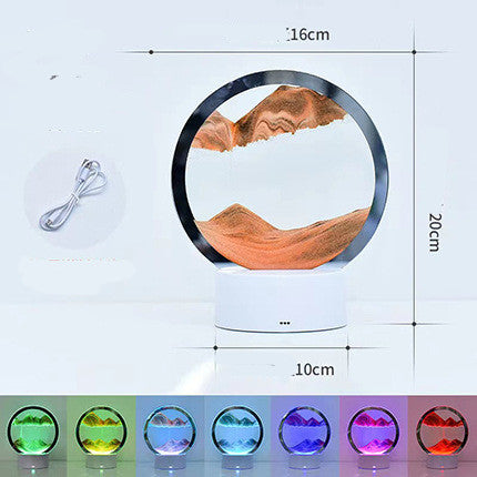 ALNEXA Creative 3D Quicksand Table Lamp Bedside