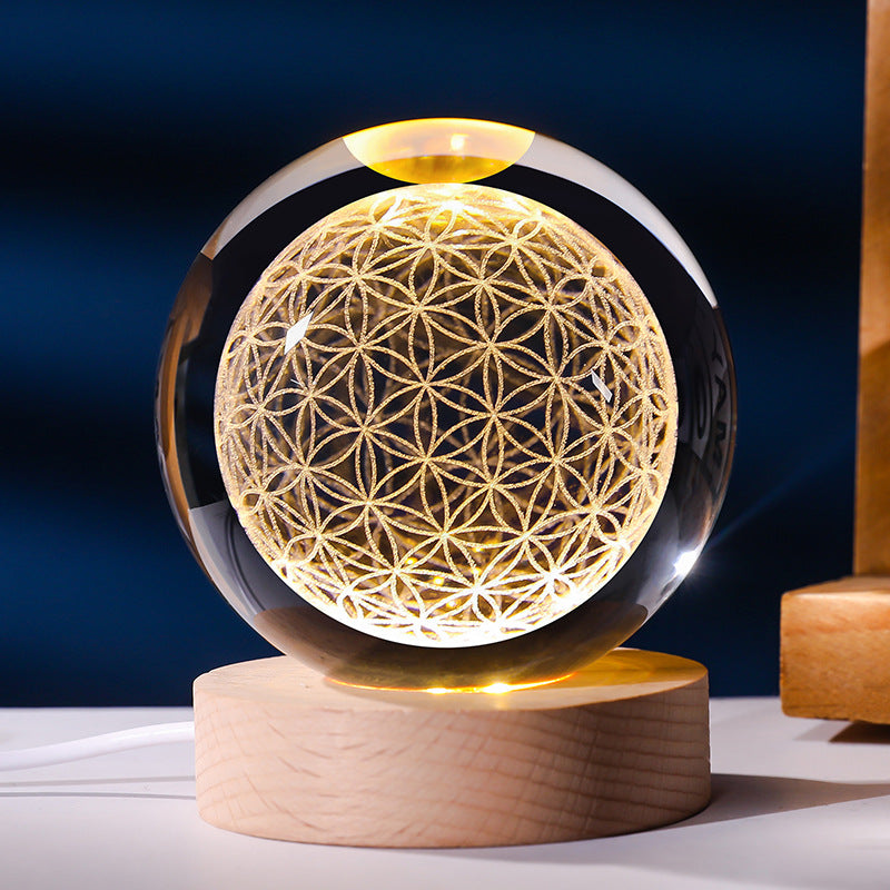 ALNEXA Cosmos™ Crystal Ball Night Lamp