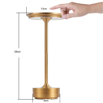 ALNEXA Cordless Bar Table Lamp – Aluminium Touch Dimming Light