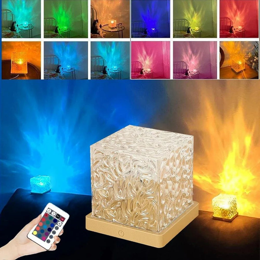 ALNEXA 3D Ocean Wave Projector Night Lamp