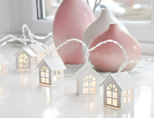 ALNEXA White Home String Lights – Warm LED Fairy Lights for Diwali & Décor