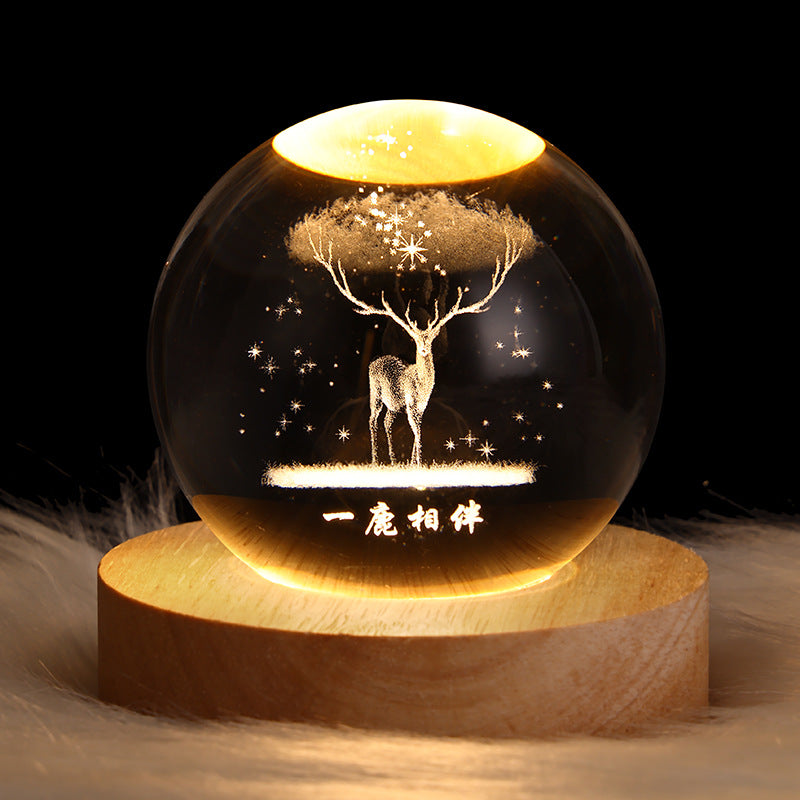 ALNEXA Cosmos™ Crystal Ball Night Lamp
