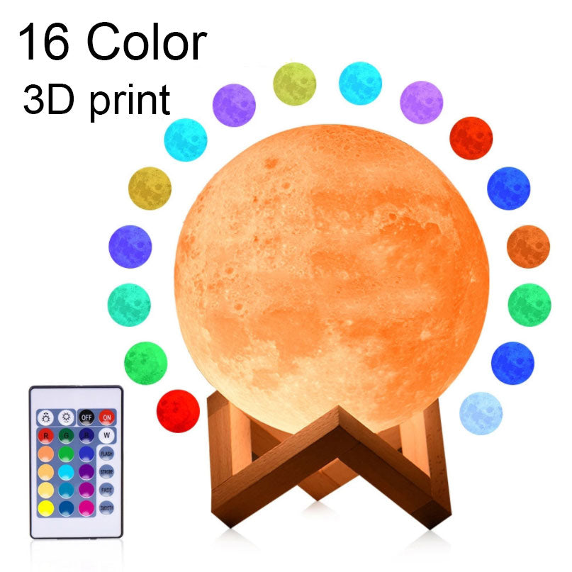 ALNEXA Lunar™ 3D Moon Lamp — Rechargeable Night Light