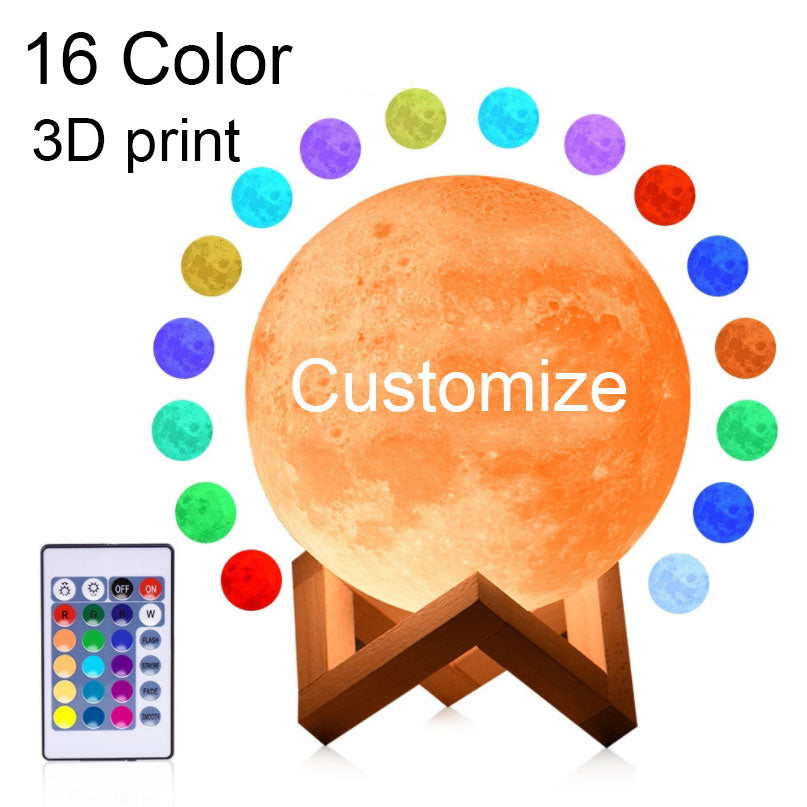 ALNEXA Lunar™ 3D Moon Lamp — Rechargeable Night Light