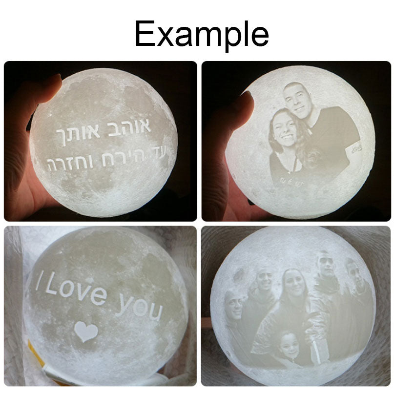 ALNEXA Lunar™ 3D Moon Lamp — Rechargeable Night Light