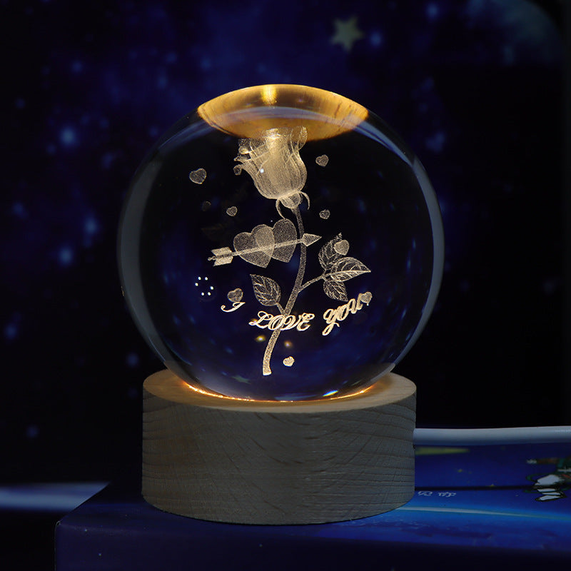 ALNEXA Cosmos™ Crystal Ball Night Lamp
