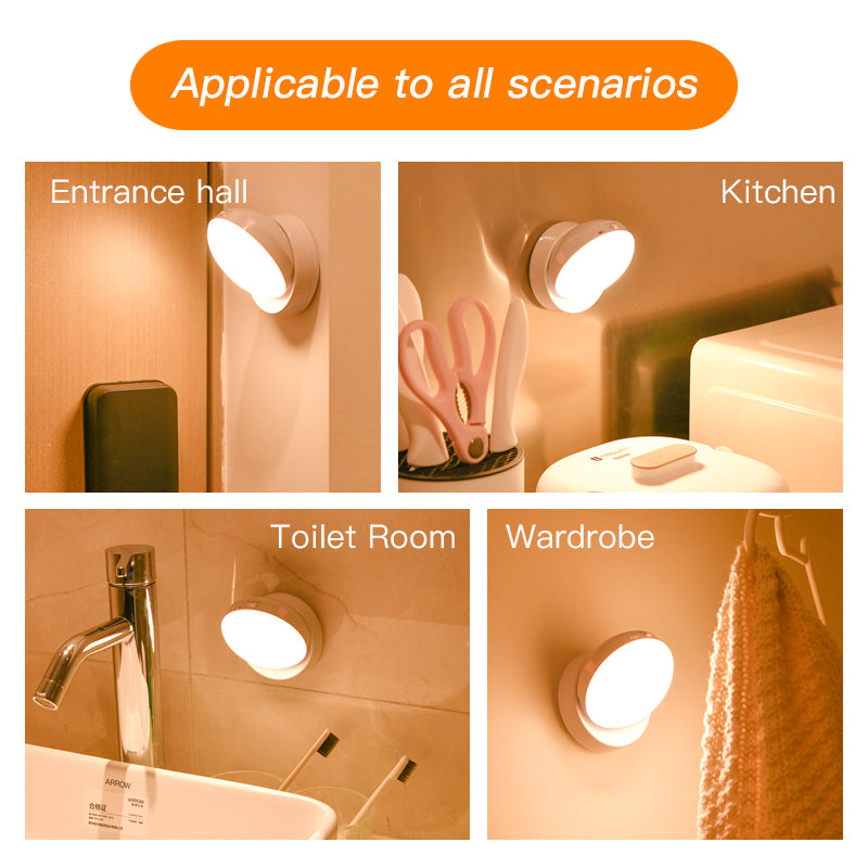 ALNEXA MotionGlow™Rotating Human Body Sensor Light