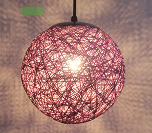 ALNEXA Hemp Ball Pendant Light