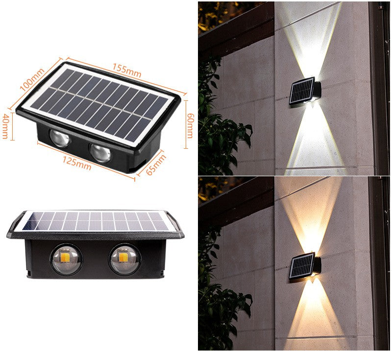 ALNEXA Solar Outdoor Wall Light Waterproof