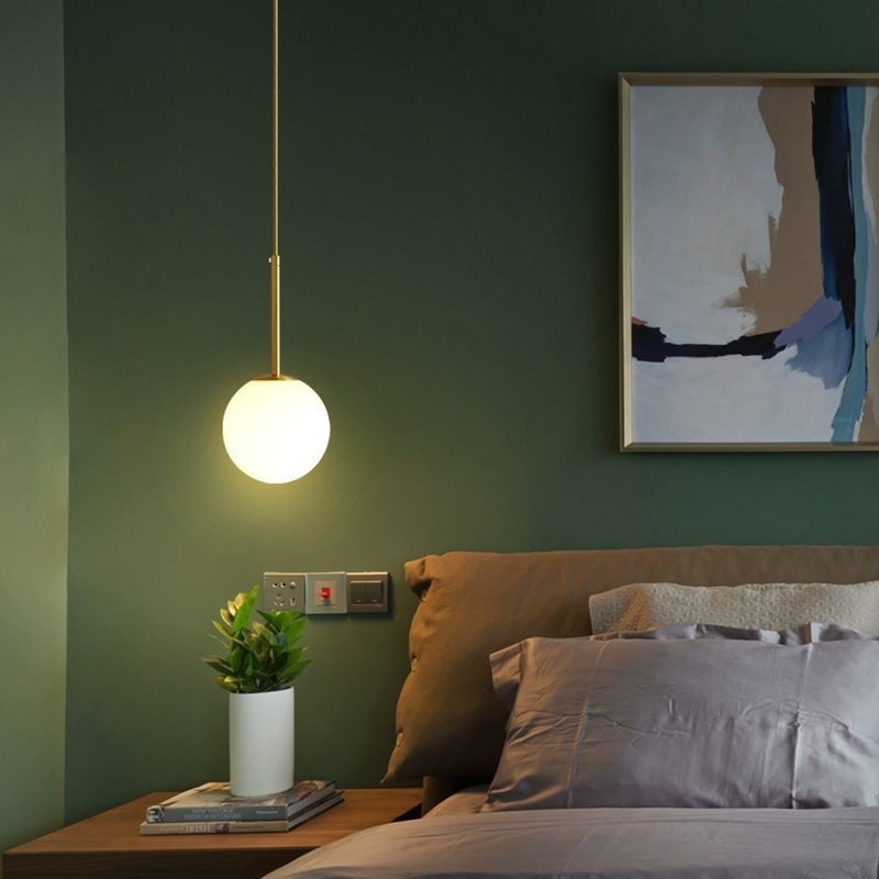 ALNEXA Nordic Glass Ball Pendant Light