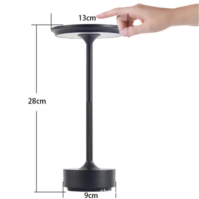 ALNEXA Cordless Bar Table Lamp – Aluminium Touch Dimming Light