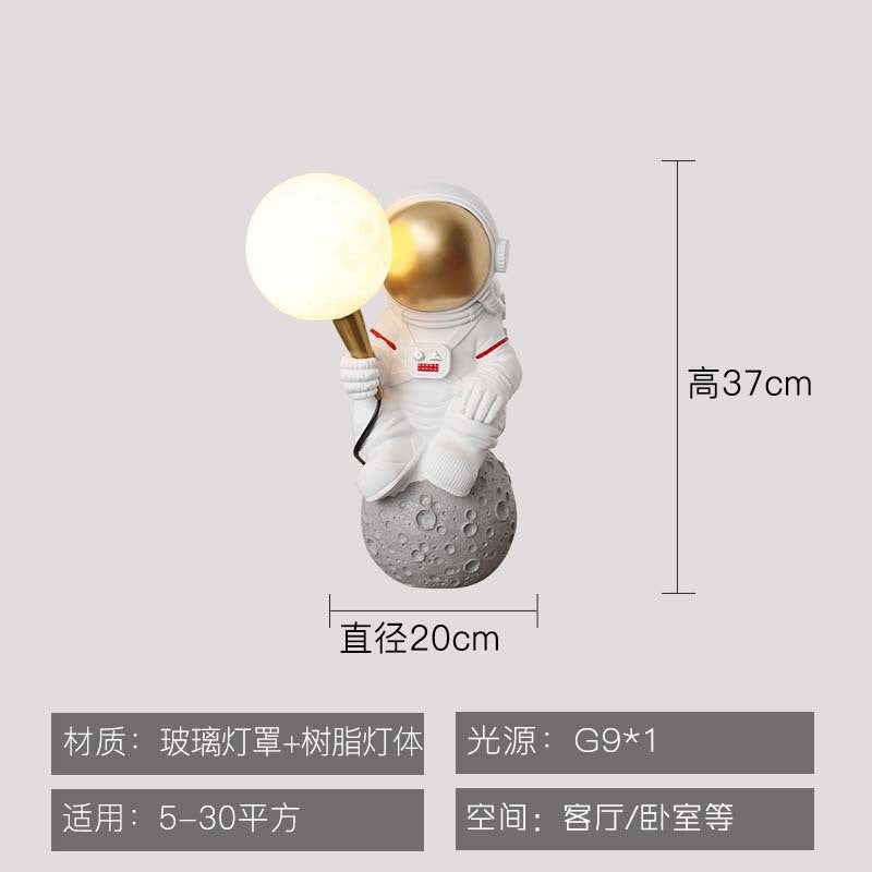 ALNEXA Astronaut Table Lamp for Boys' Room