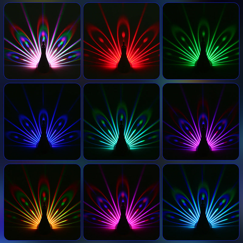 ALNEXA Plume™ Peacock Wall Projector
