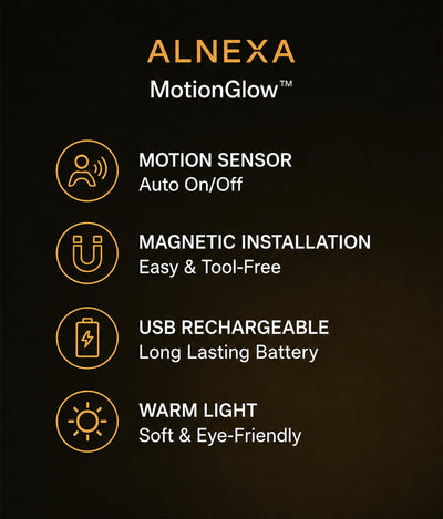 ALNEXA MotionGlow Motion Sensor Night Light