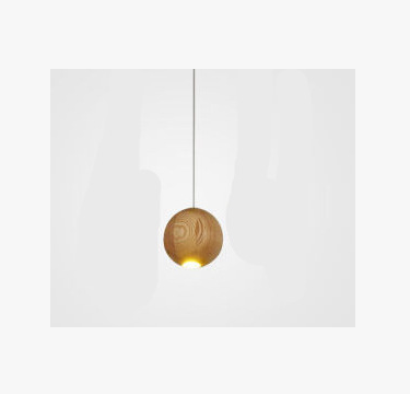 ALNEXA Wooden Ball Pendant Light