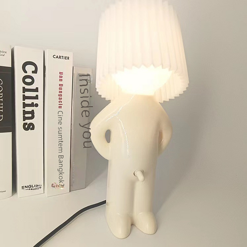Creative MR.P Shy Table Lamp for Bedroom Decor