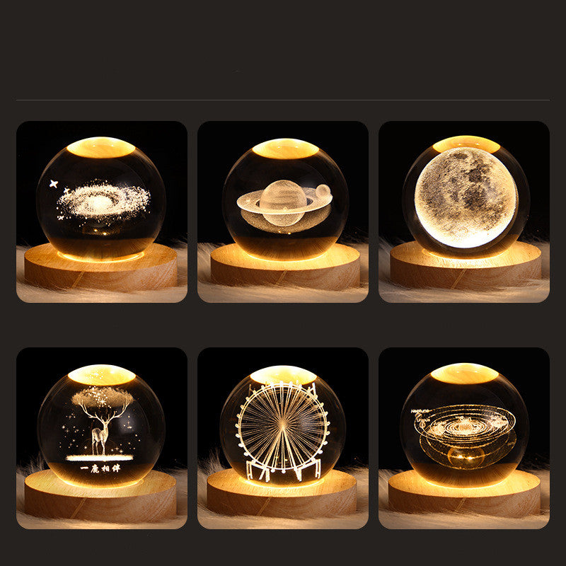 ALNEXA Cosmos™ Crystal Ball Night Lamp