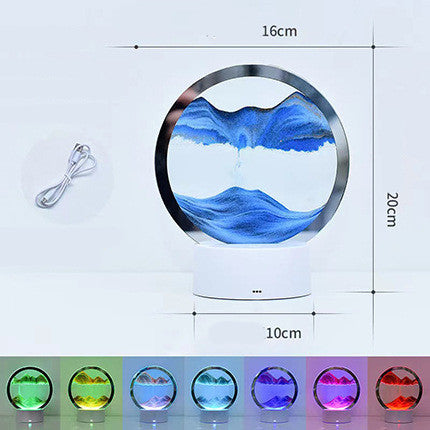 ALNEXA Creative 3D Quicksand Table Lamp Bedside