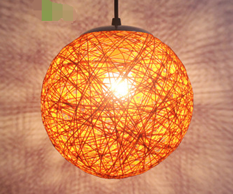 ALNEXA Hemp Ball Pendant Light