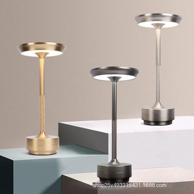 ALNEXA Cordless Bar Table Lamp – Aluminium Touch Dimming Light