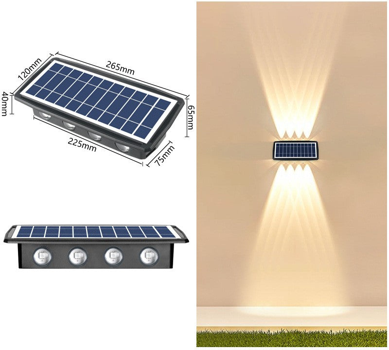 ALNEXA Solar Outdoor Wall Lights Waterproofing