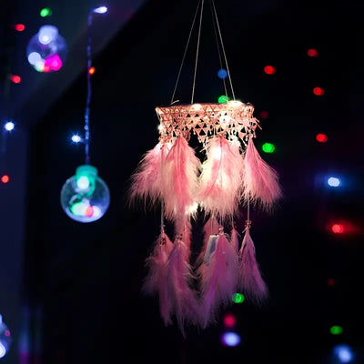 ALNEXA Dream Catcher LED Night Light – Hanging Wall Ornament