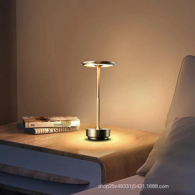 ALNEXA Cordless Bar Table Lamp – Aluminium Touch Dimming Light