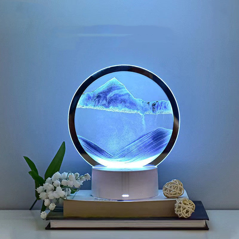 ALNEXA Creative 3D Quicksand Table Lamp Bedside