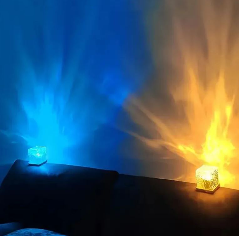 ALNEXA AuroraWave Crystal Water Projector Light