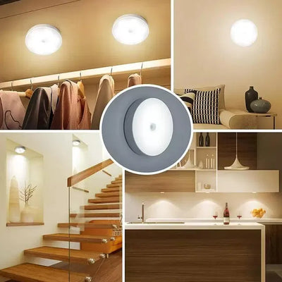 ALNEXA Motion Sensor LED Night Light – Rechargeable Stick-On (Pack of 2)