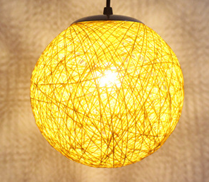 ALNEXA Hemp Ball Pendant Light