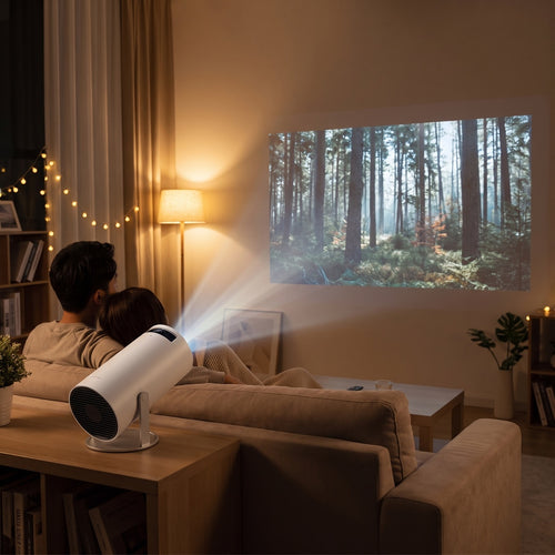 ALNEXA Portable HD Projector – Compact Home Cinema for Any Room
