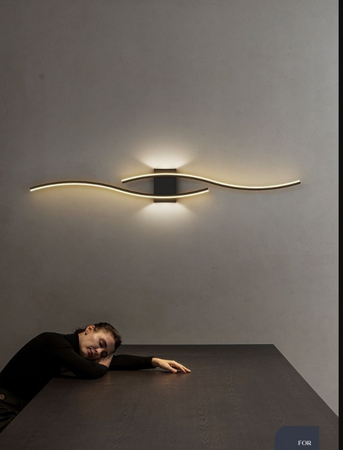 ALNEXA Modern Bedside Wall Lamp – Minimalist LED Reading Light