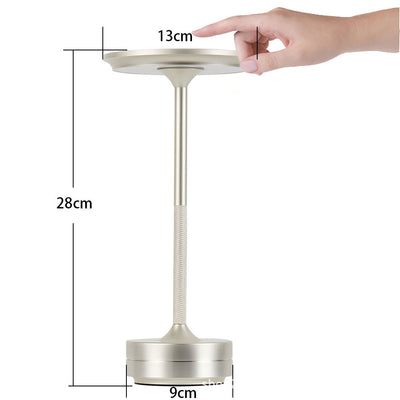 ALNEXA Cordless Bar Table Lamp – Aluminium Touch Dimming Light