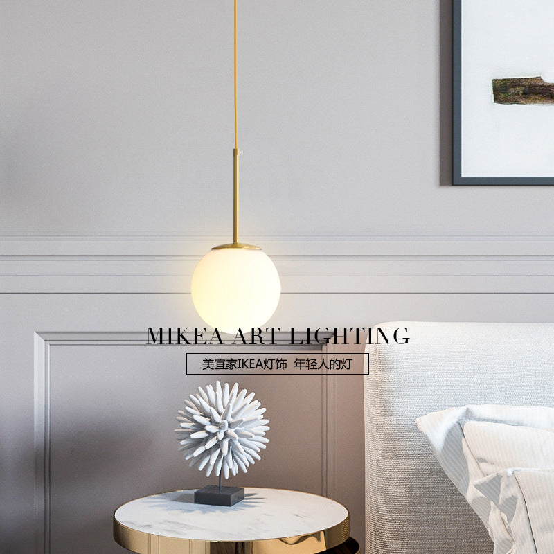 ALNEXA Nordic Glass Ball Pendant Light