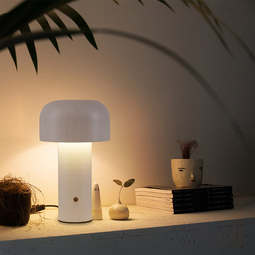 ALNEXA Mushroom Touch Lamp (Premium Iron) – Bar & Bedroom Accent Light